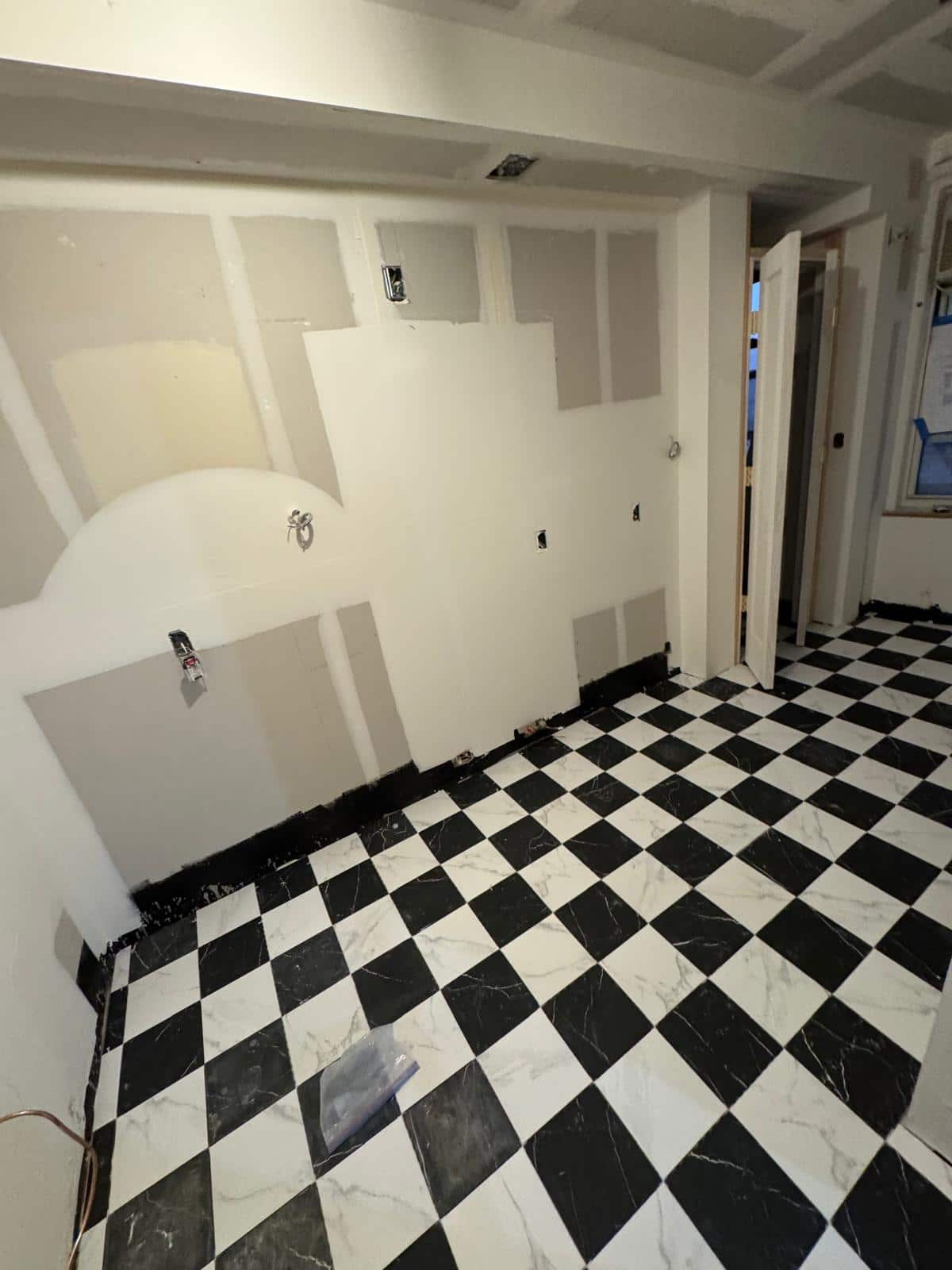 Bathroom flooring detail project photo 2 completed by LOKEIL Renovation in the New York City area.