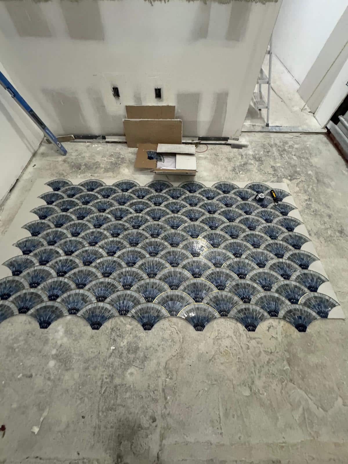 Bathroom flooring detail project photo 3 completed by LOKEIL Renovation in the New York City area.