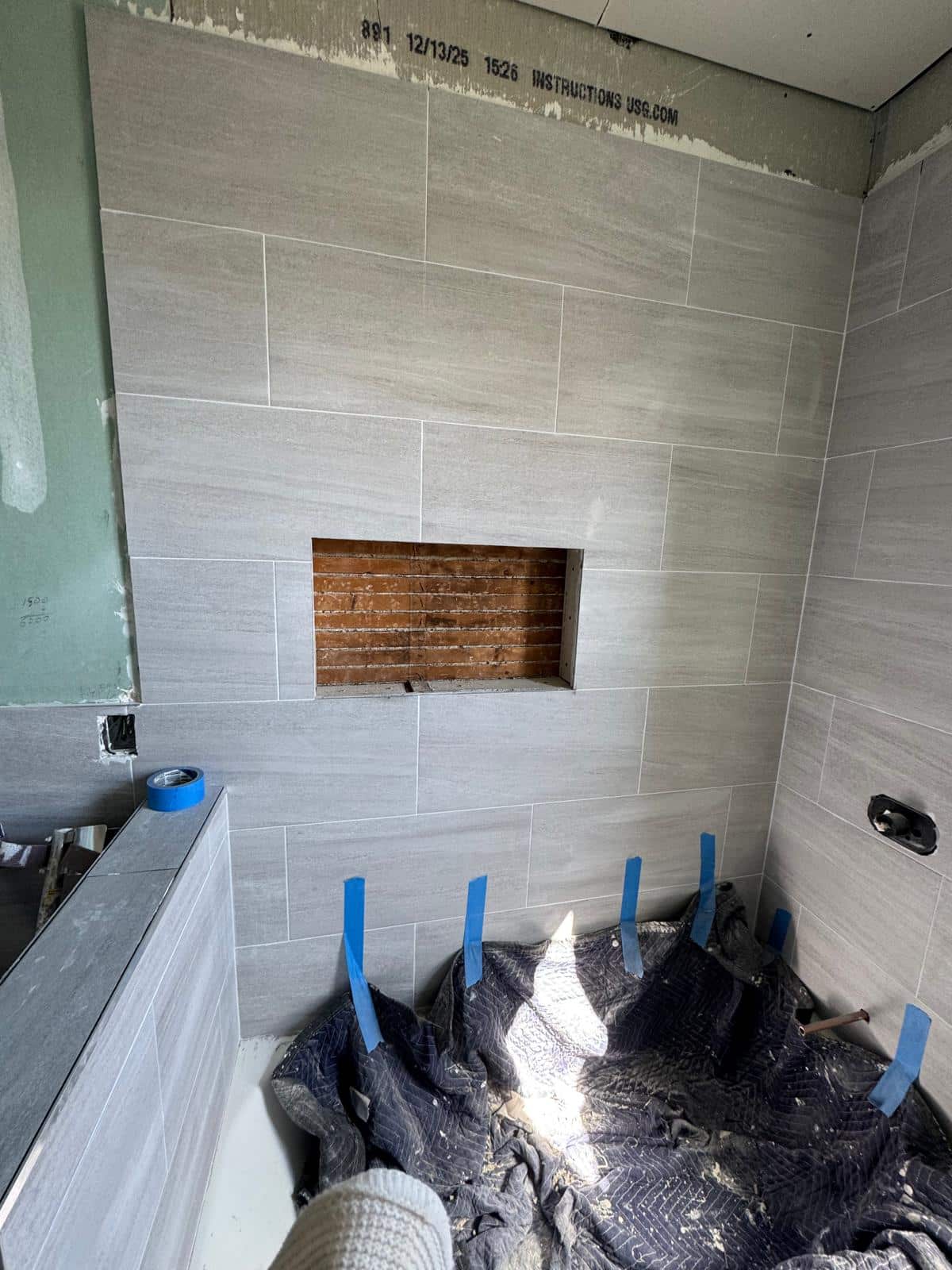 Bathroom flooring detail project photo 9 completed by LOKEIL Renovation in the New York City area.