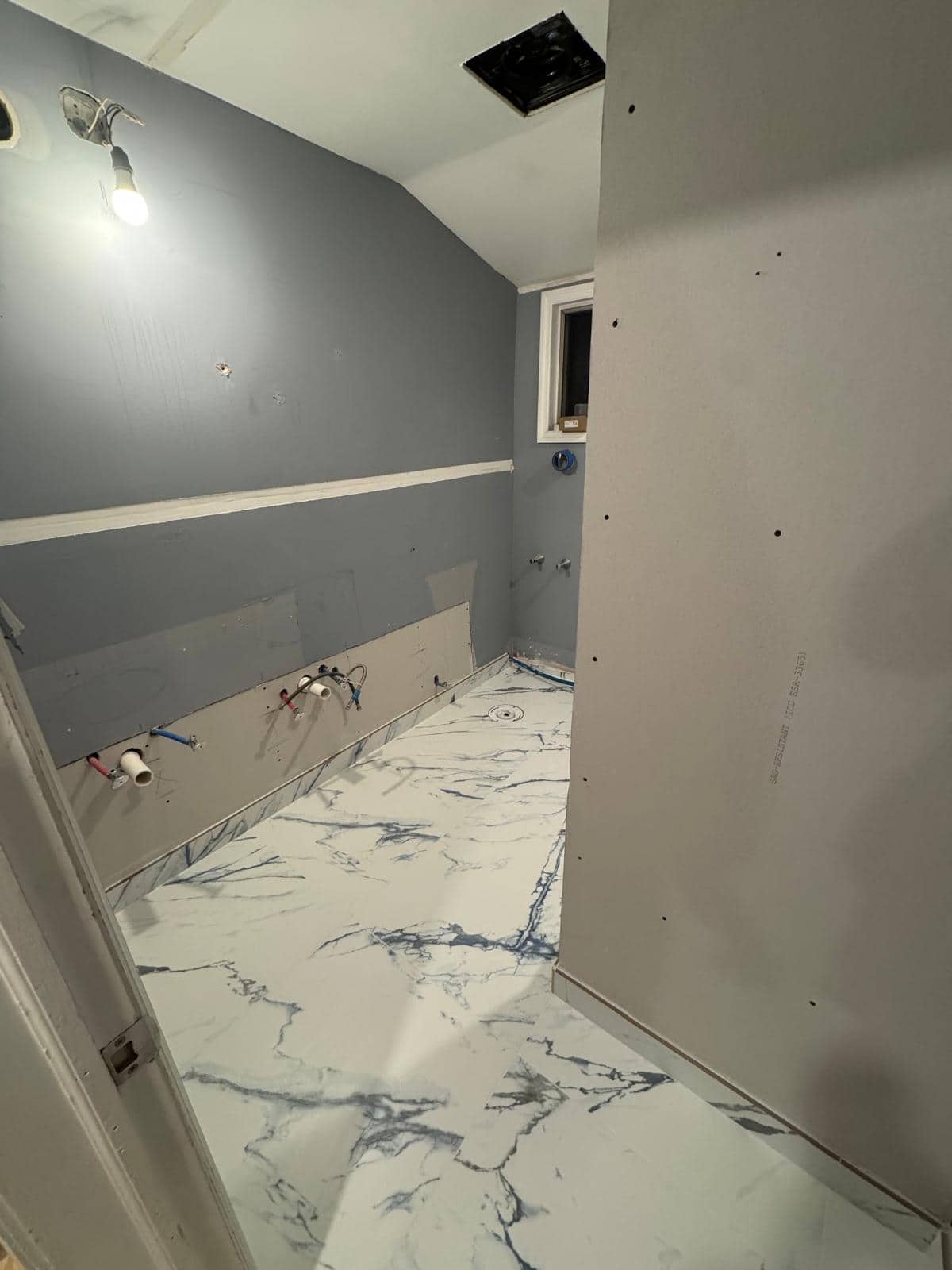 Surface prep and interior finish work by LOKEIL Renovation.
